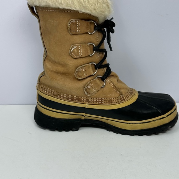 Sorel Men\'s Sz 8 Caribou Brown Waterproof Winter Boots Duck S1 main image 4